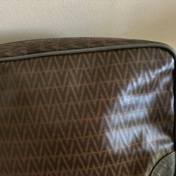 Mario Valentino Clutch Bag Brown PVC - Picture 12 of 16